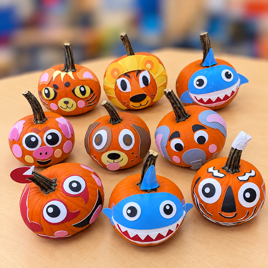 Students created pumpkins