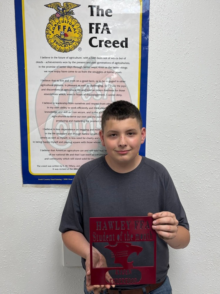 Ag Student of the Month