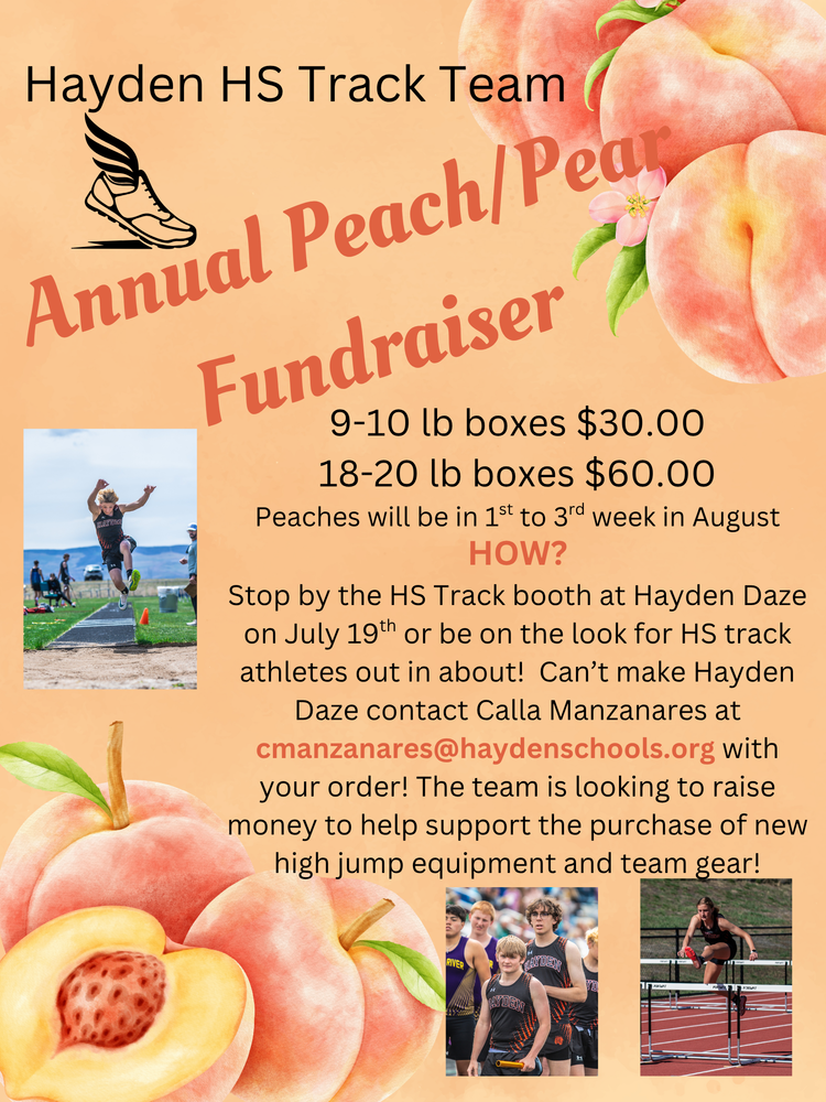 HS Track Peach Fundraiser