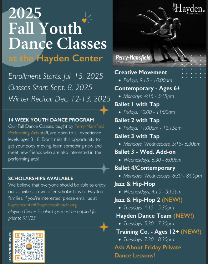 2025 Fall Youth Dance Classes