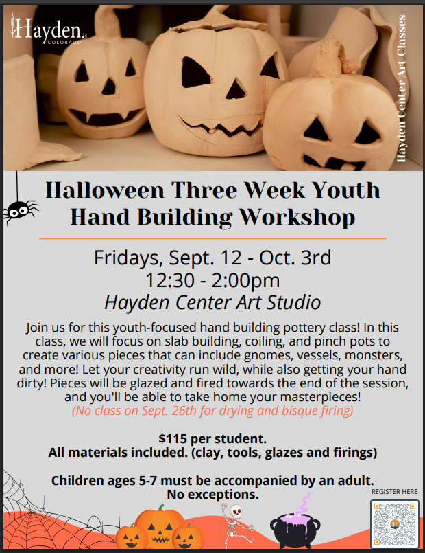 Halloween Hand Building Workshop!