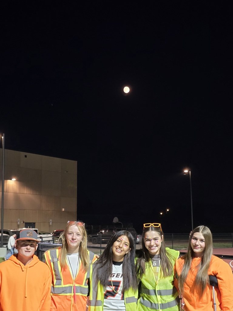 Fans under a full moon (Almost full)