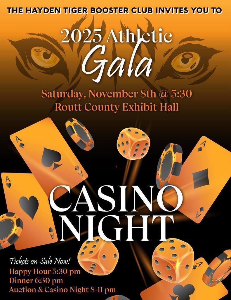 2025 Hayden Booster Club Athletic Gala