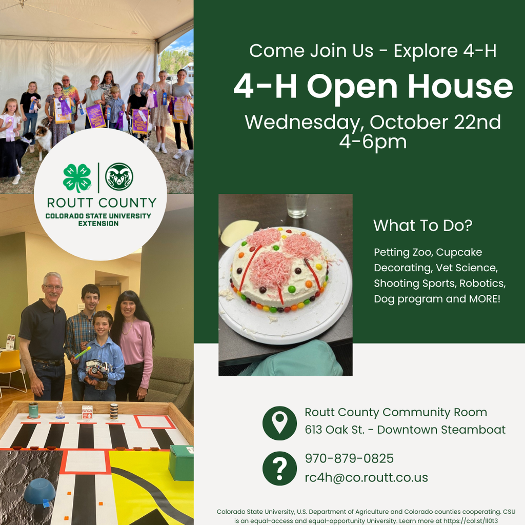 Routt County 4-H Open House