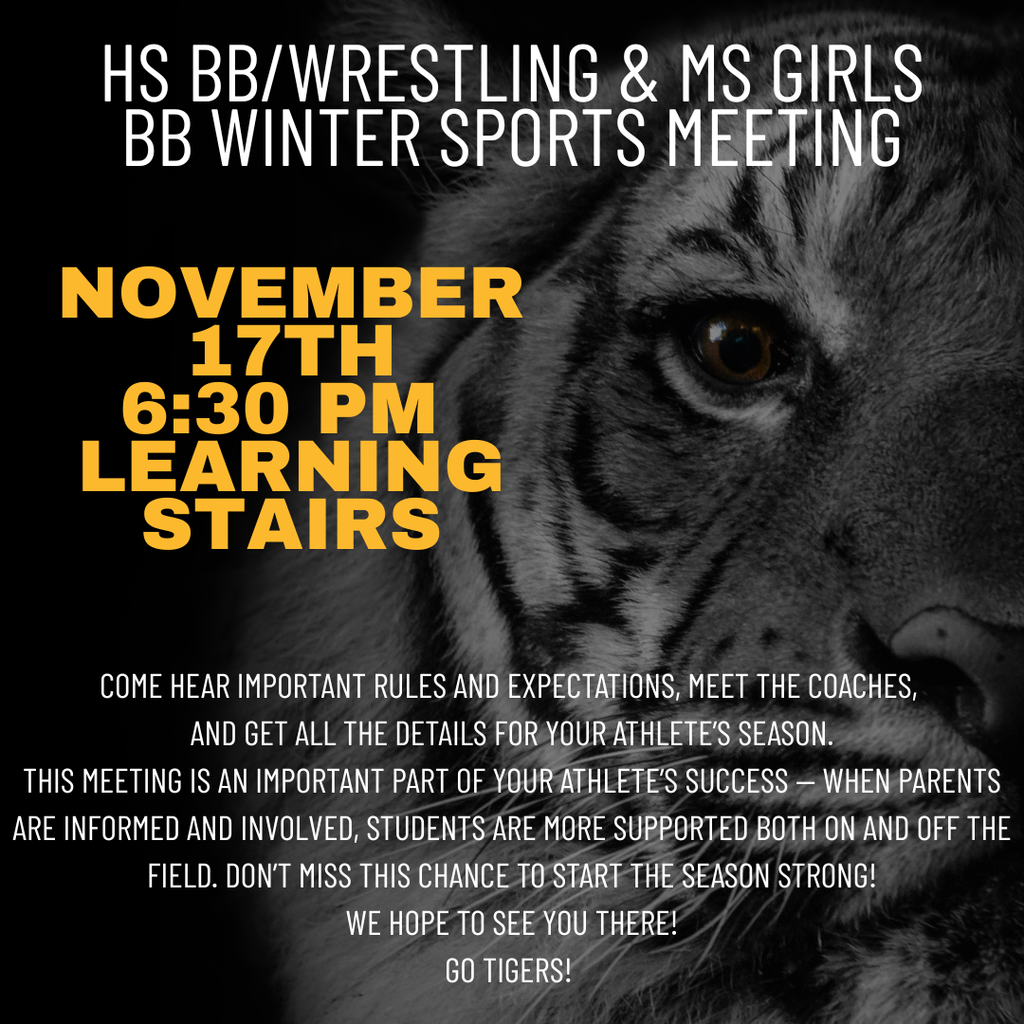 Winter sports meeting 11/17 @ 6:30pm