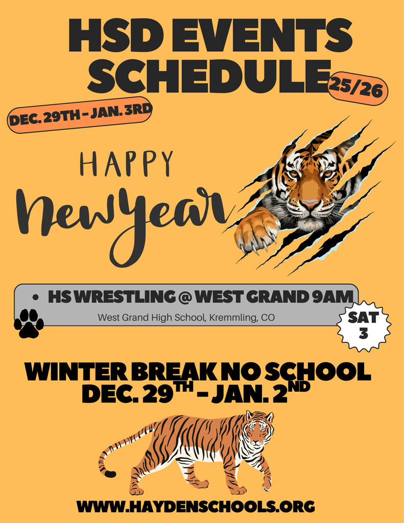 HSD Weekly Events Flyer