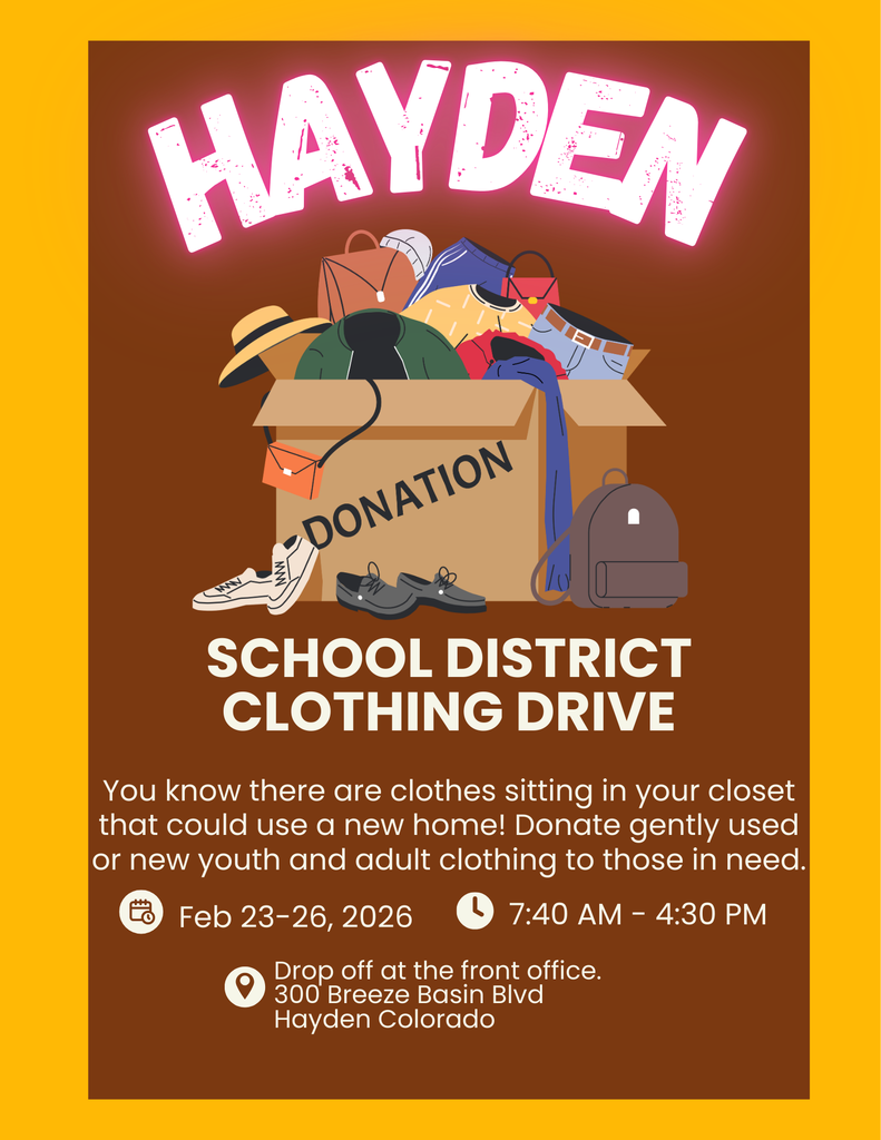 Clothing Drive Next Week