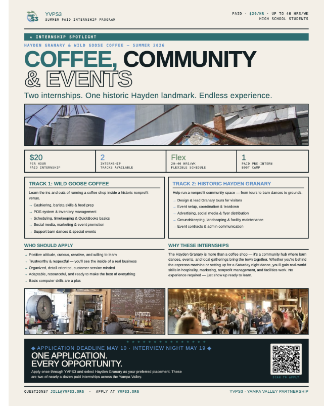 YVPS3 Internship Program