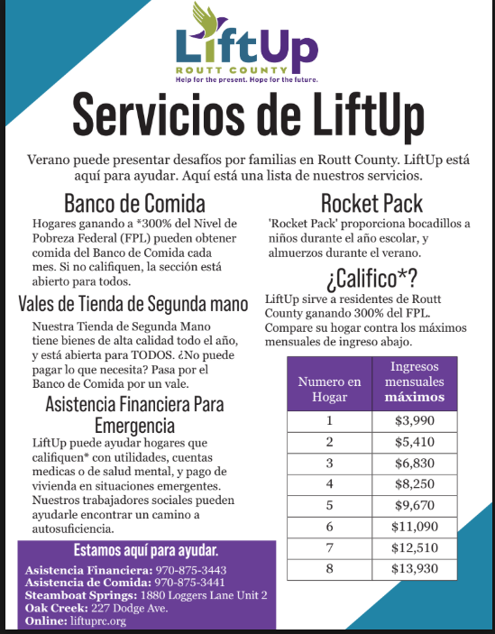 English Information Flyer