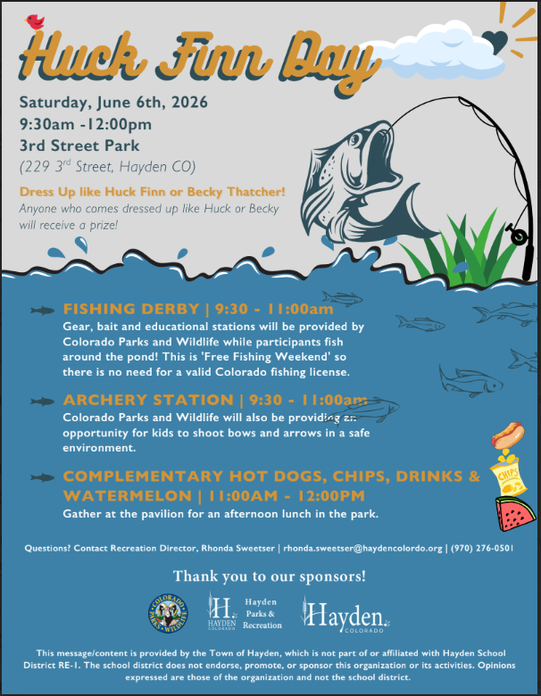 Huck Finn Day Flyer