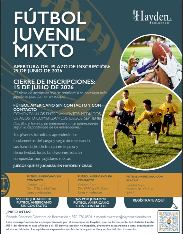 Co-Ed Youth Football - Spanish Flyer
