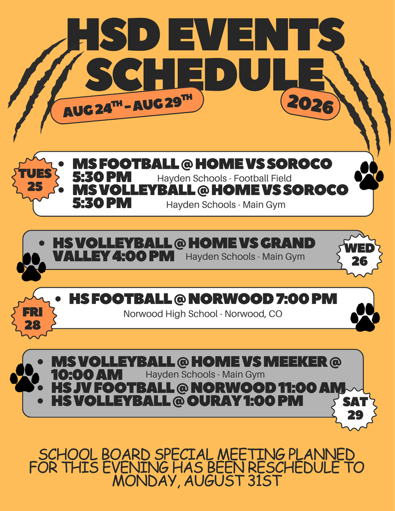 Weekly Events Flyer