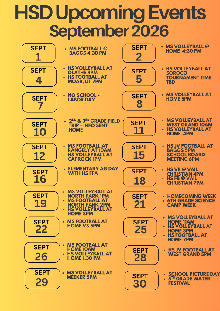 September Events 
