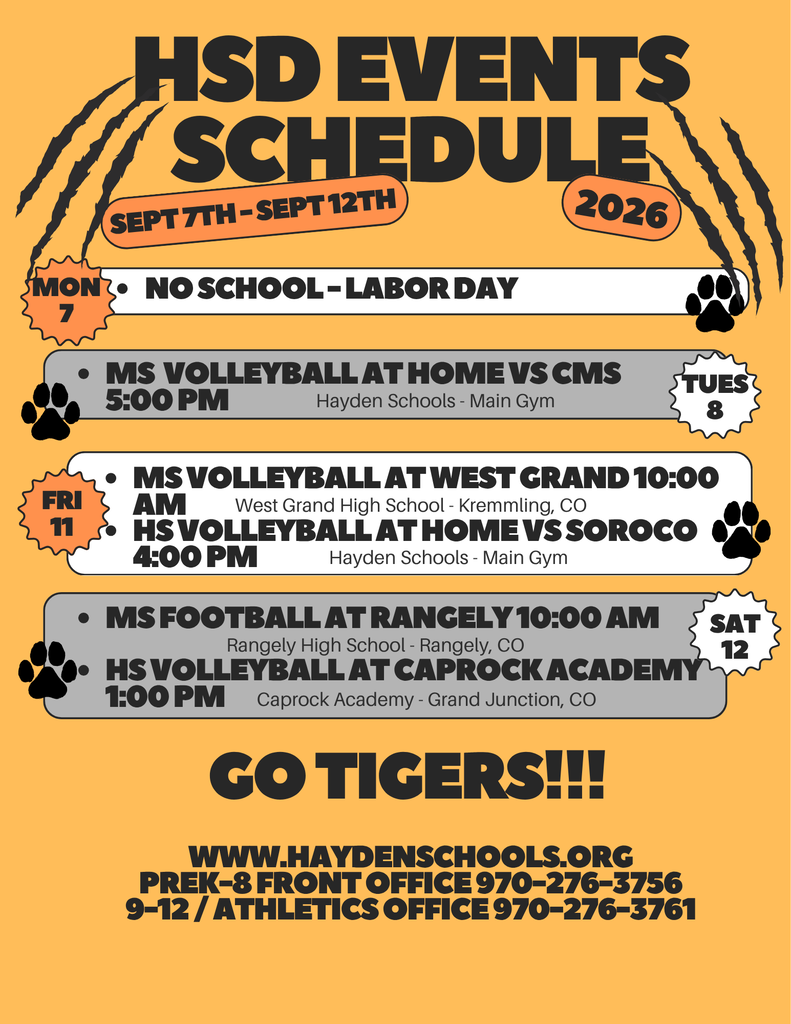 Weekly Events Flyer