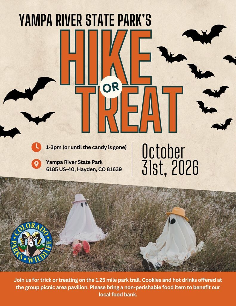 Hike or Treat - Yampa River State Park October 31st 1:00-3:00pm