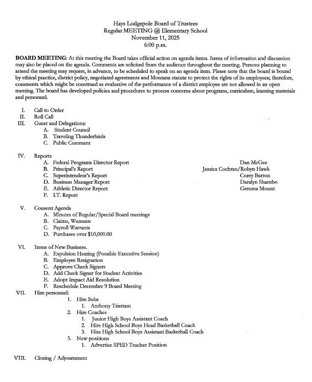 Hays LodgePole Schools