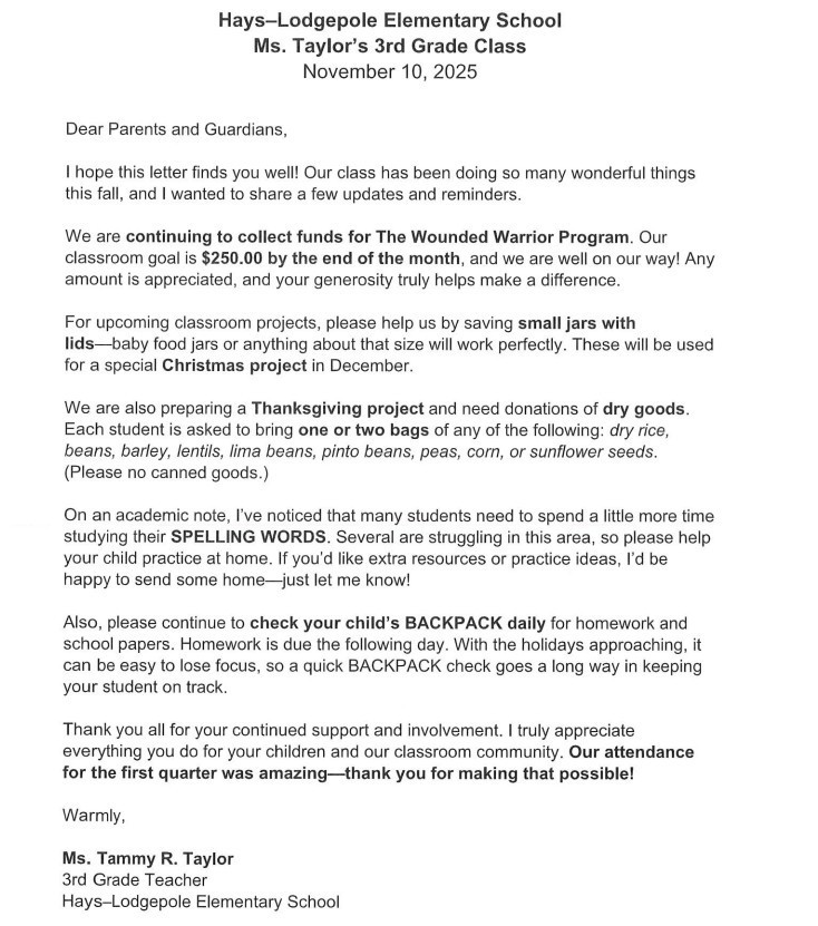 Hays LodgePole Schools