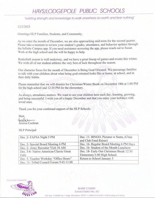 Hays LodgePole Schools