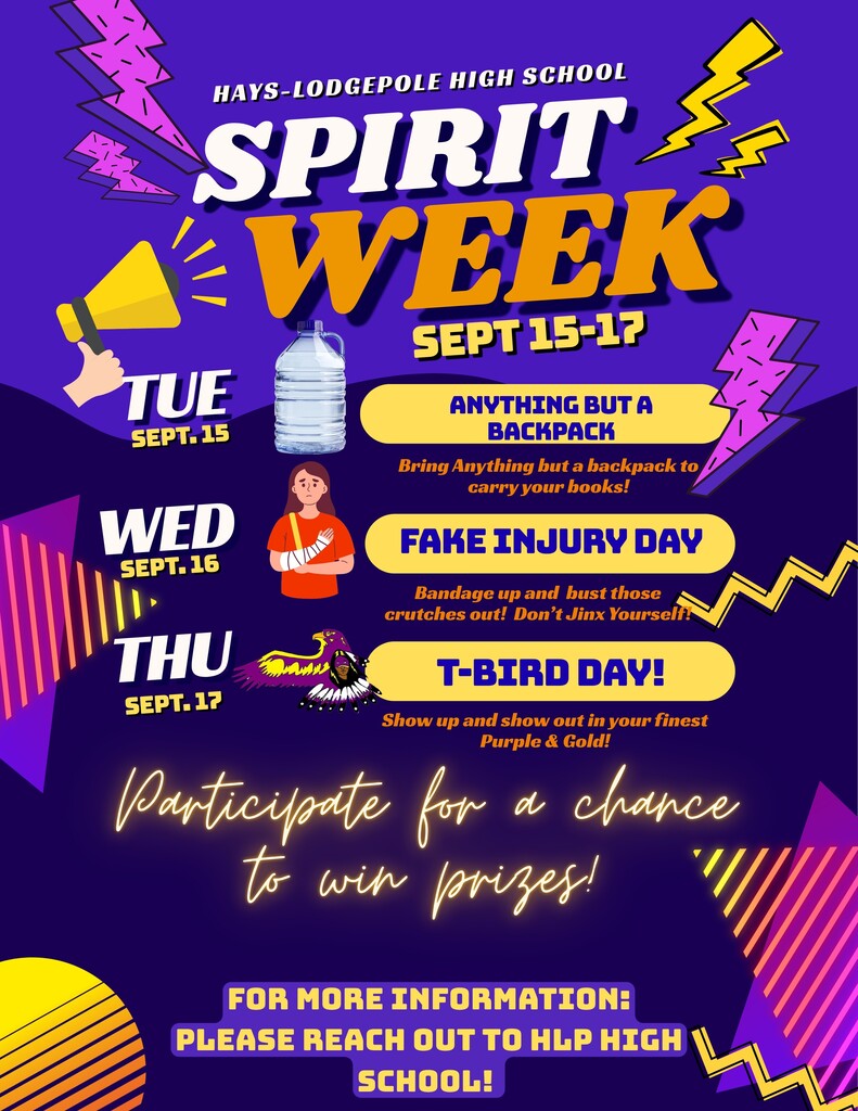 High School HOCO Spirit Week 2026