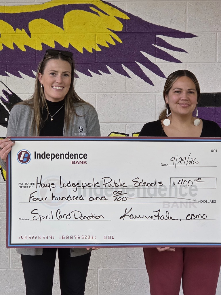 Independence Bank Donation