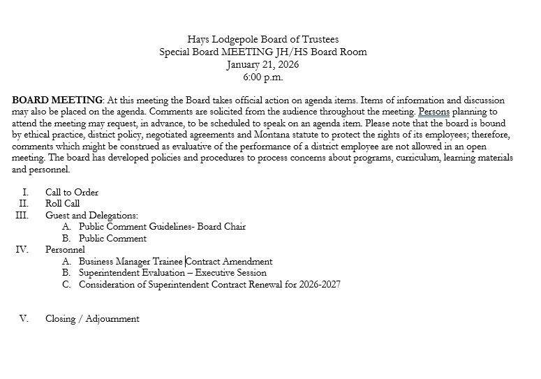 Hays LodgePole Schools