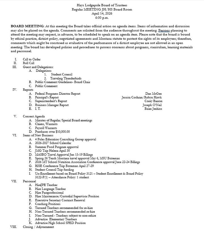 Hays LodgePole Schools