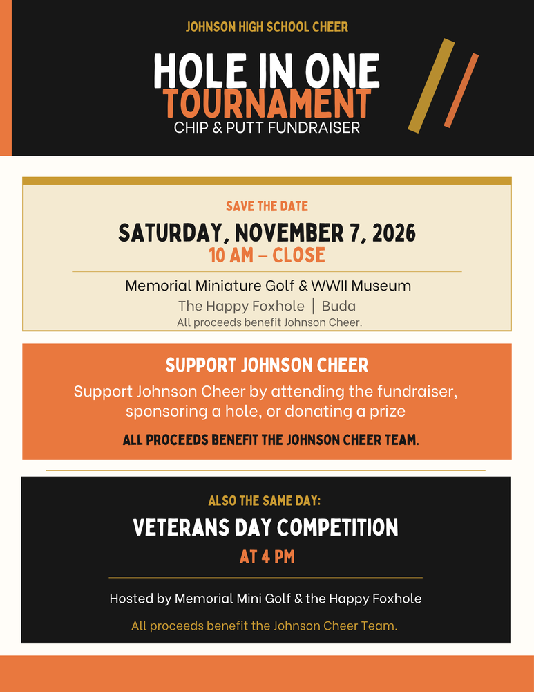 JHS Cheer Hole in One Tournament