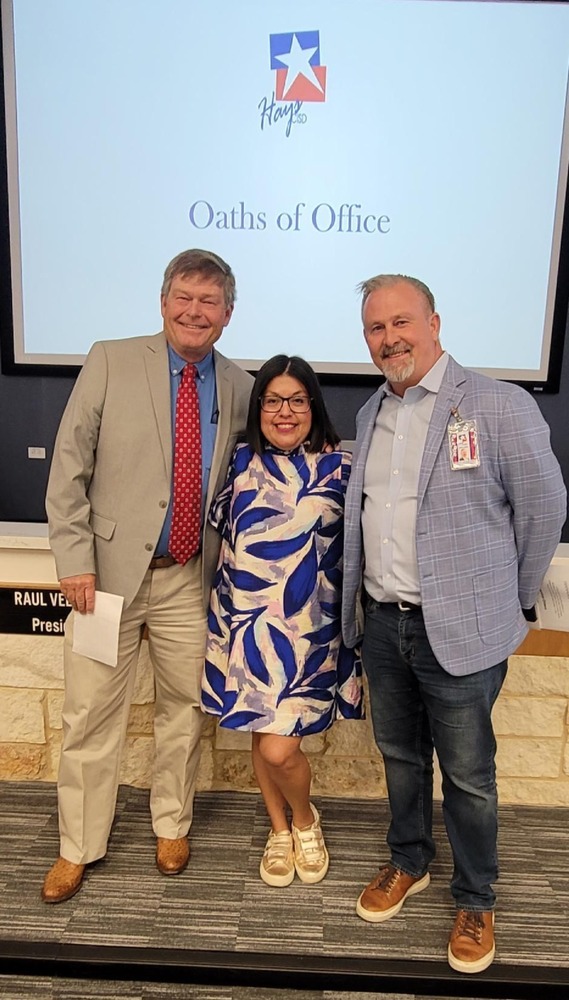 Mark Jones with Esperanza Orosco and Byron Severance
