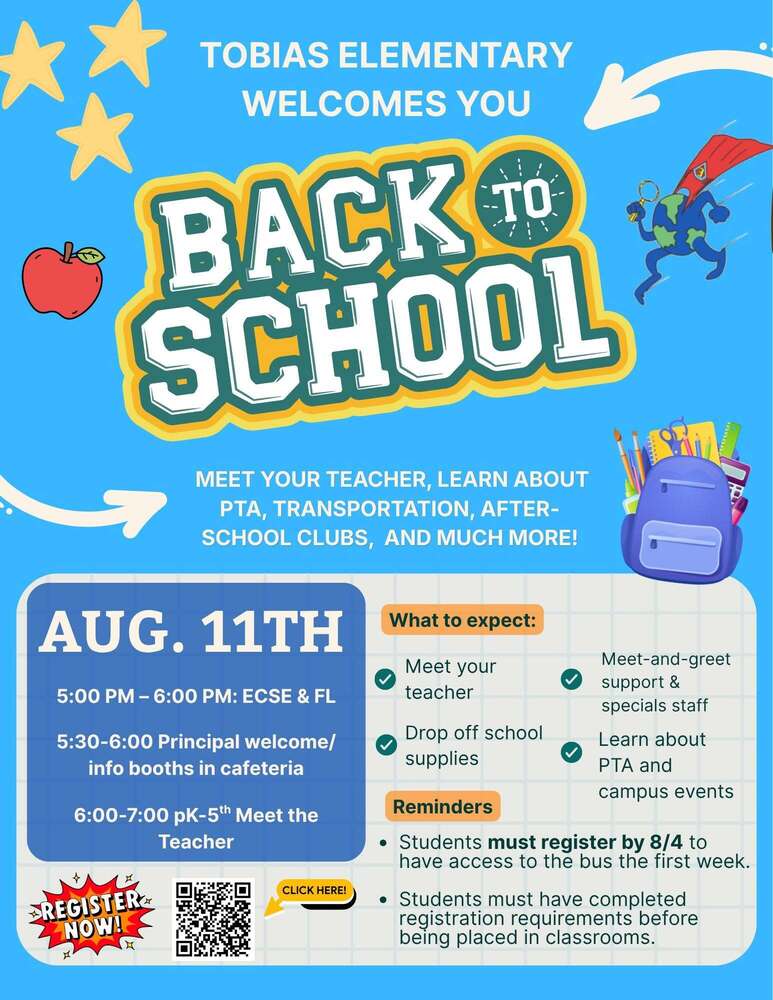 Meet the Teacher Night flyer