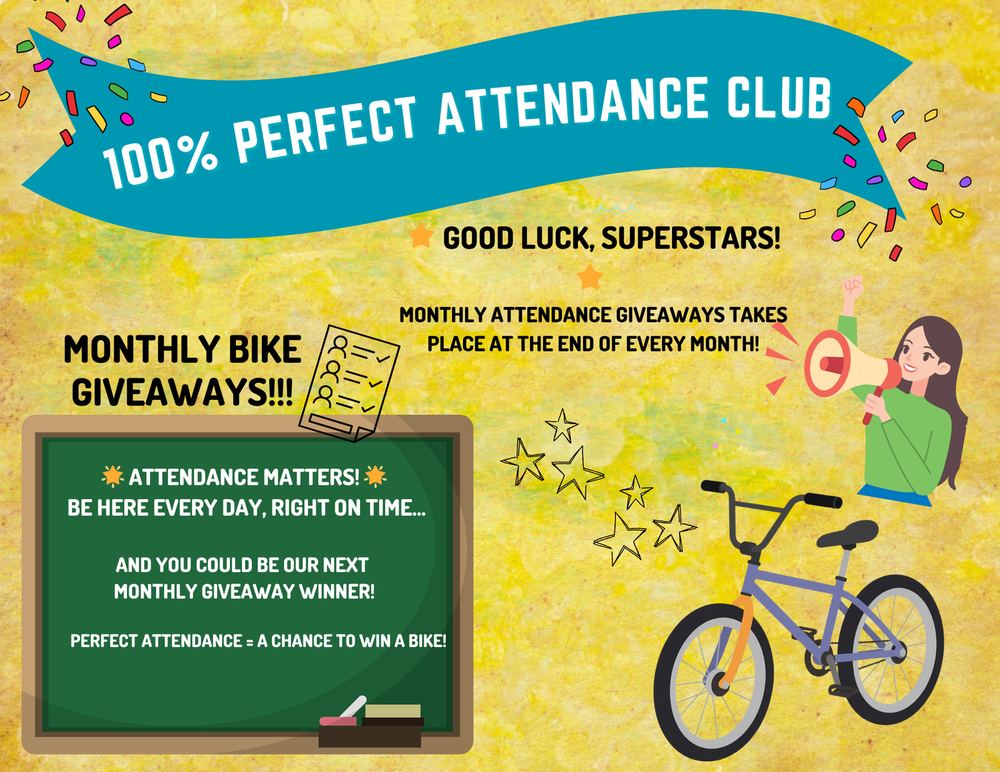 100% Perfect Attendance Club