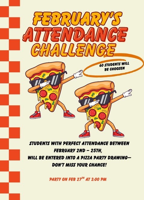 February's Attendance Challenge