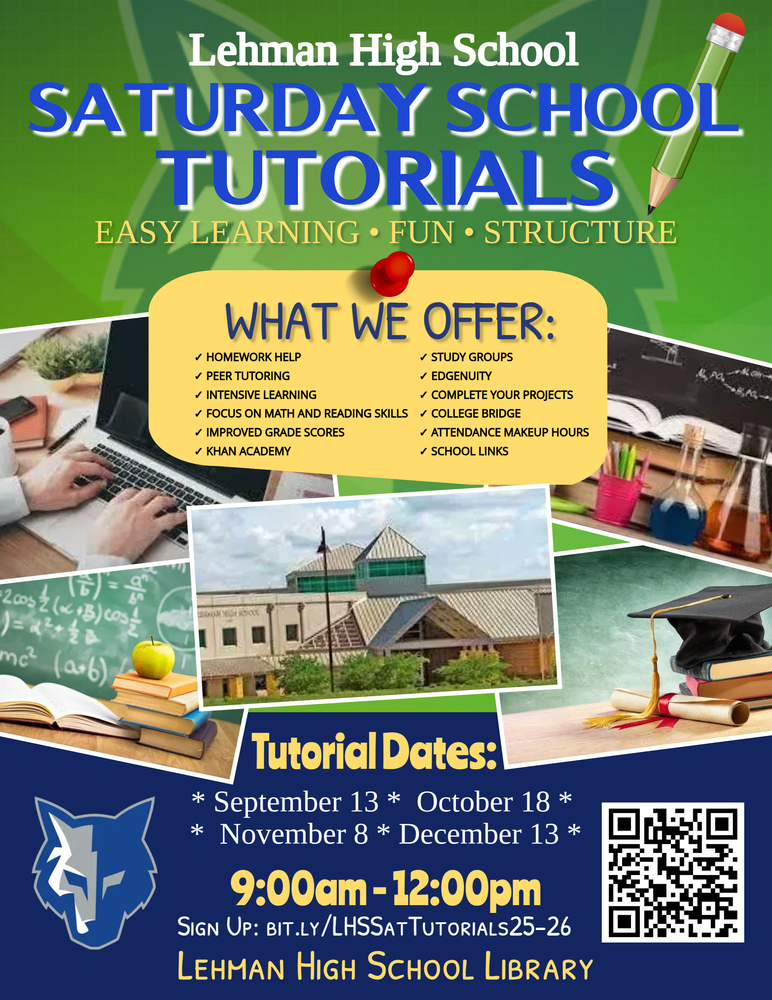 Saturday School Tutorials