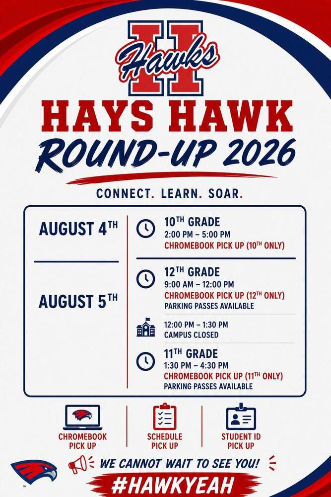Hays Hawk Round-Up 2026 flyer