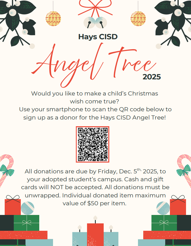 Hays CISD Angel Tree