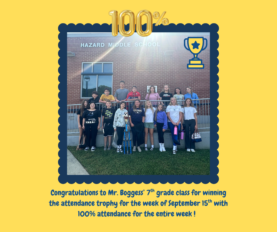 Attendance Winners!!