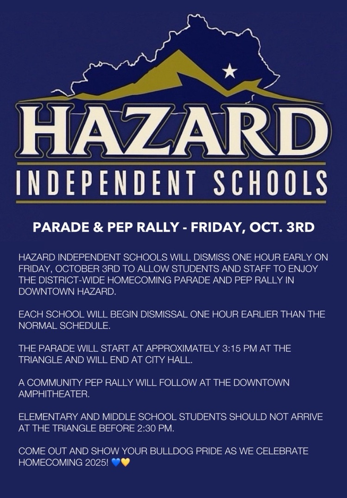 Early Dismissal Friday, October 3rd