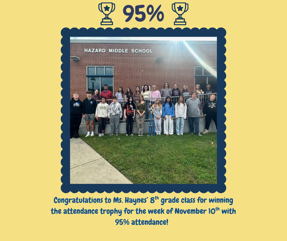 Attendance Award Winners