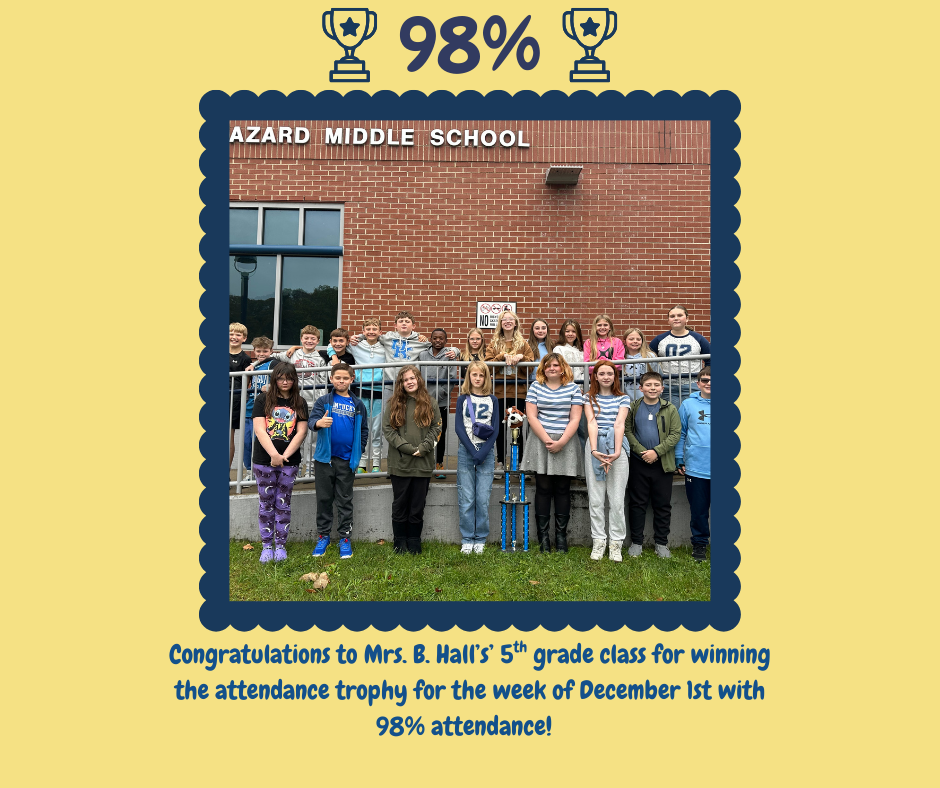 Attendance Award Winners