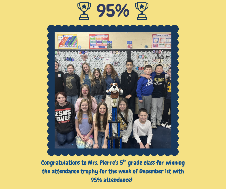 Attendance Award Winners