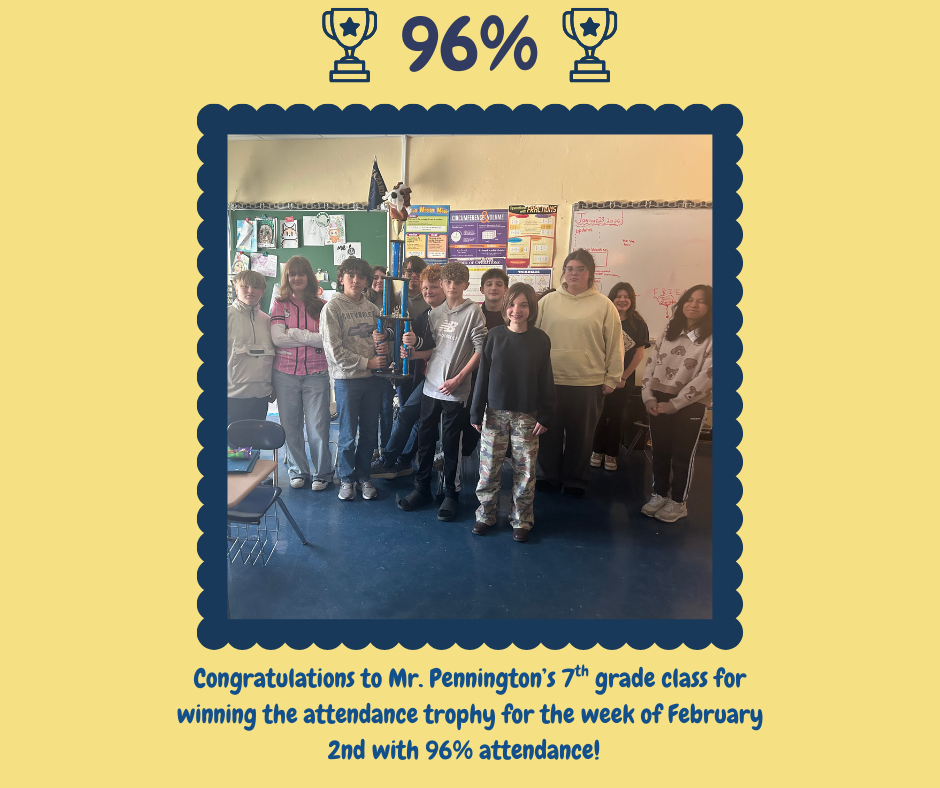 Attendance Award Winners