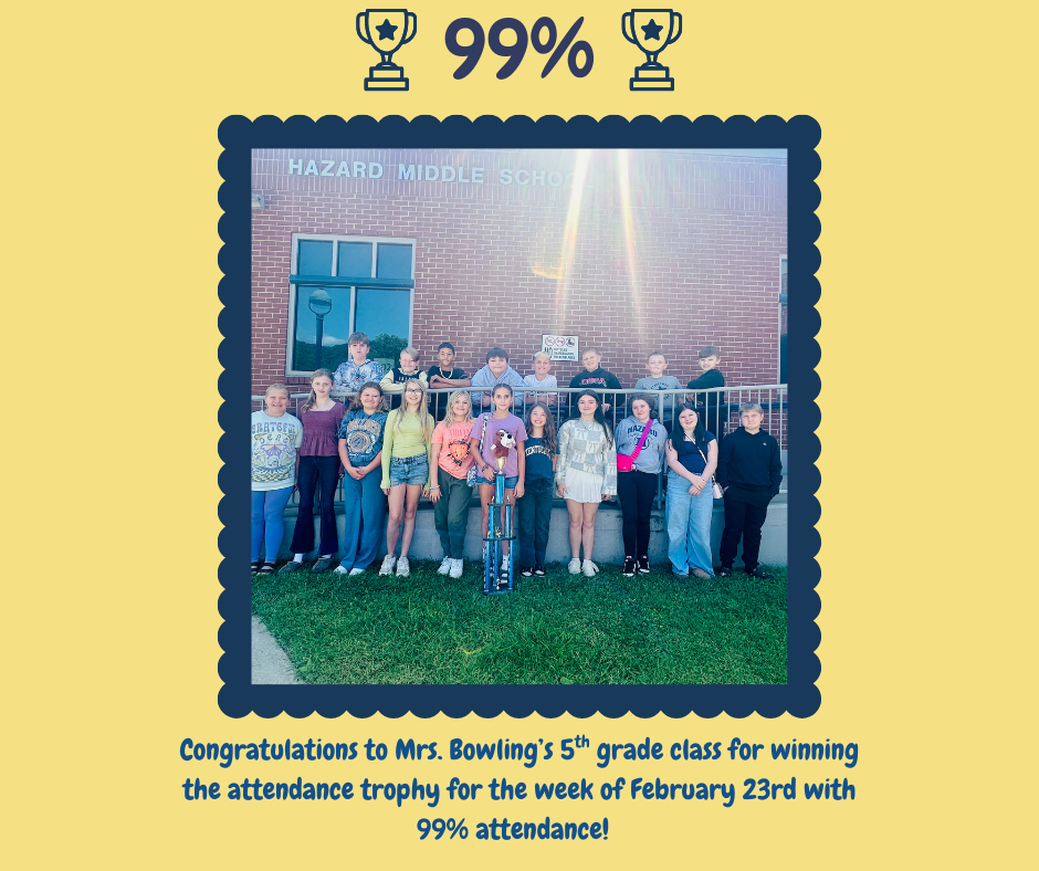 Attendance Award Winners