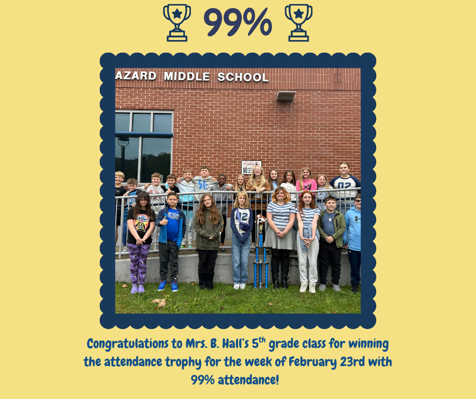 Attendance Award Winners