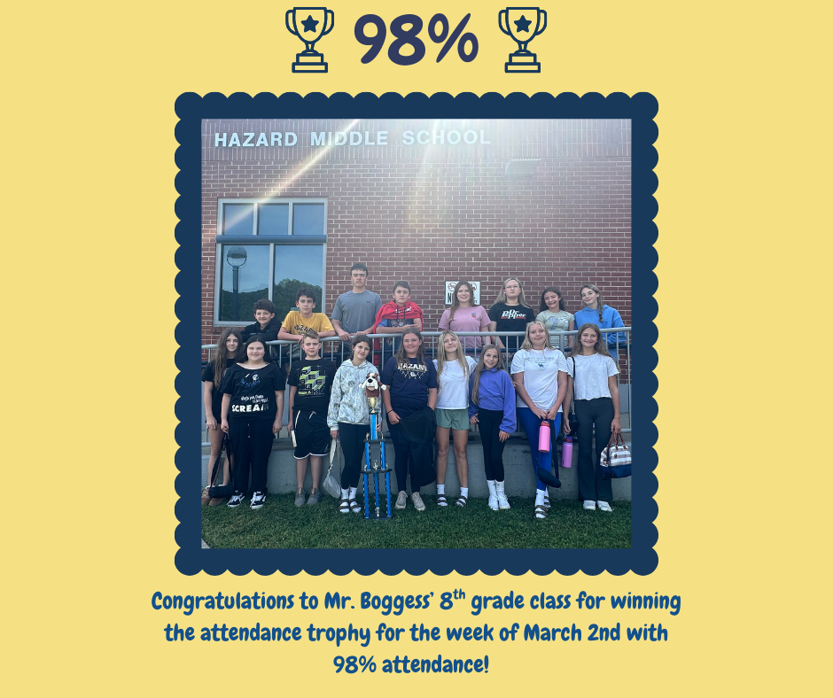 Attendance Award Winners