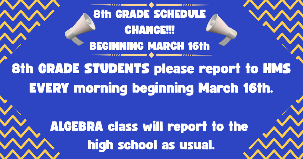 Schedule Change