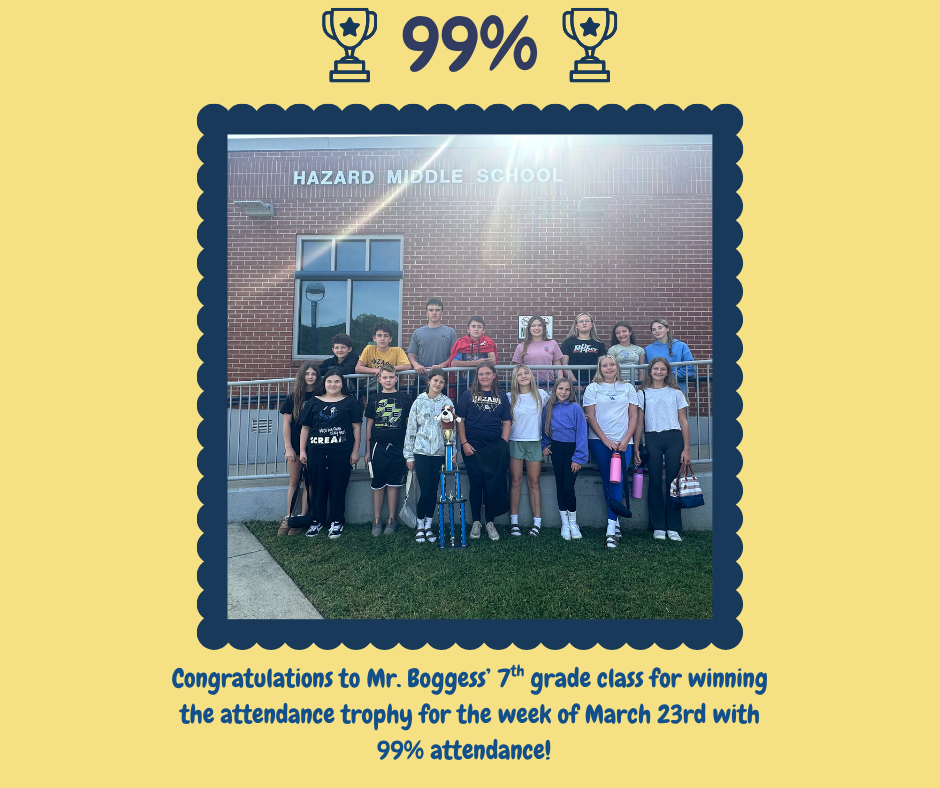 Attendance Award Winners