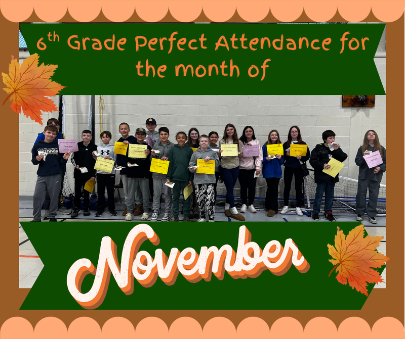 6th Grade November