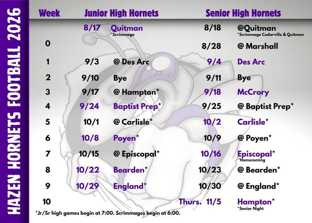 Football Schedule
