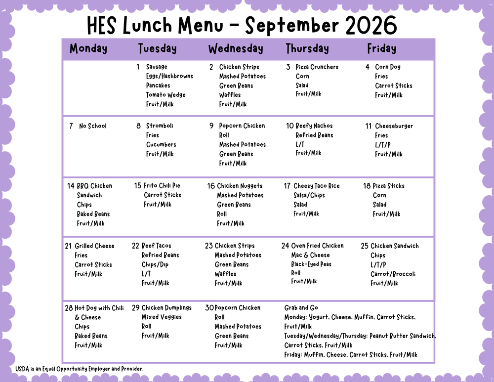 HES Lunch Sept 26