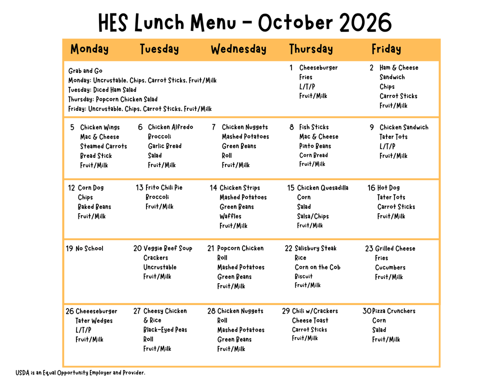 HES Lunch Oct 2026