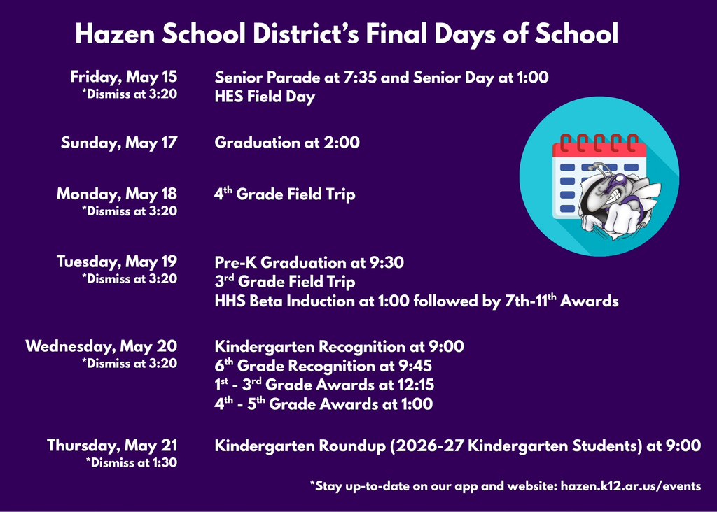 HHS Calendar